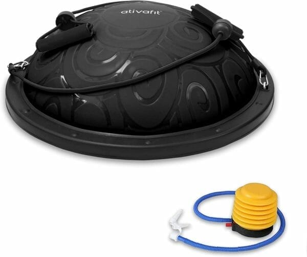 BOSU para equilibrio de 23" ATIVAFIT Negro