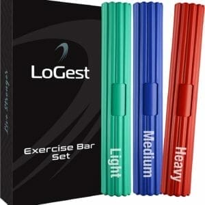 Barras de ejercicio de mano LOGEST TWIST