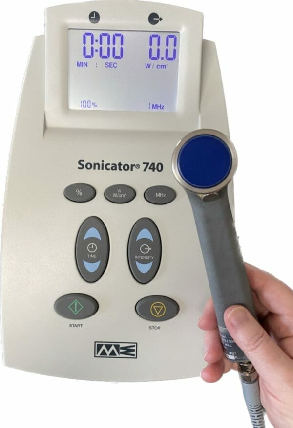 Ultrasonido Terapéutico Mettler Sonicator 740X 1 y 3 MHz con 3 aplicadores