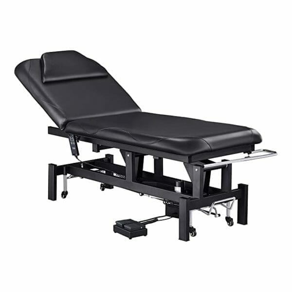 Camilla reclinable para usos médicos eléctrica